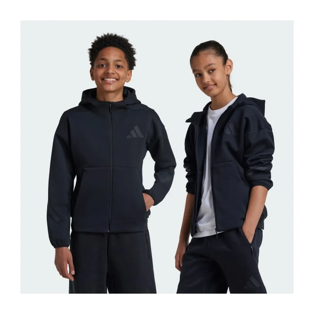 Sweat à Capuche J Z.N.E.FZ Noir