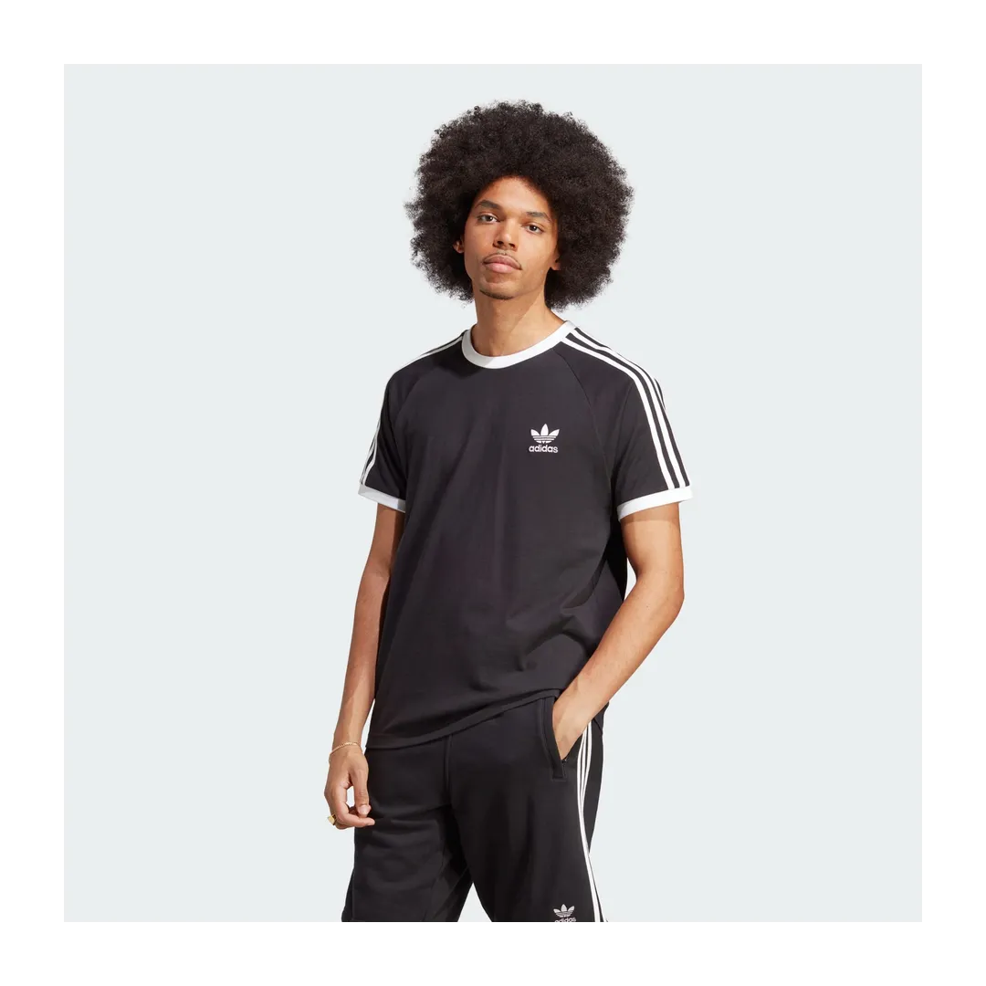 T-shirt 3 bandes Noir – Classique Adidas