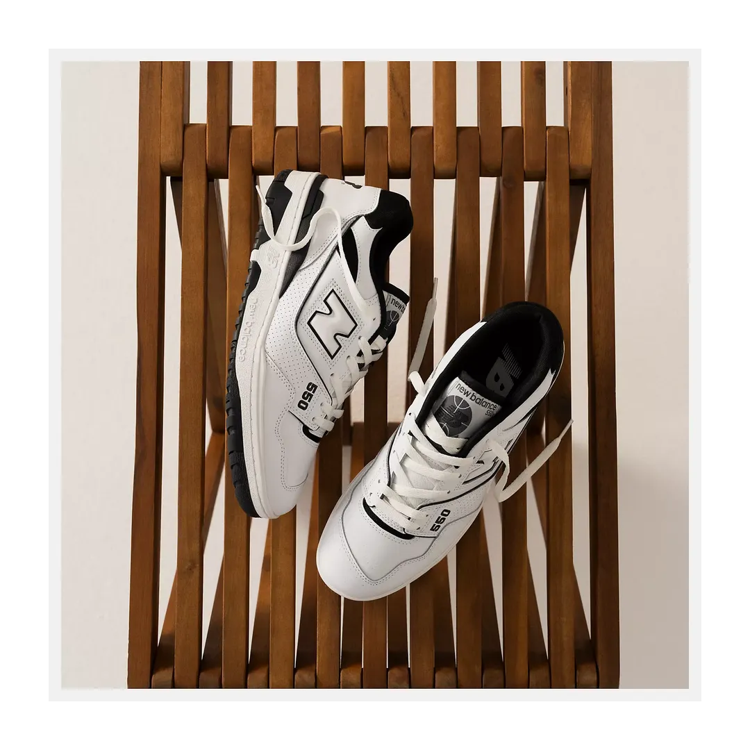 New Balance 550 - Noir/Blanc