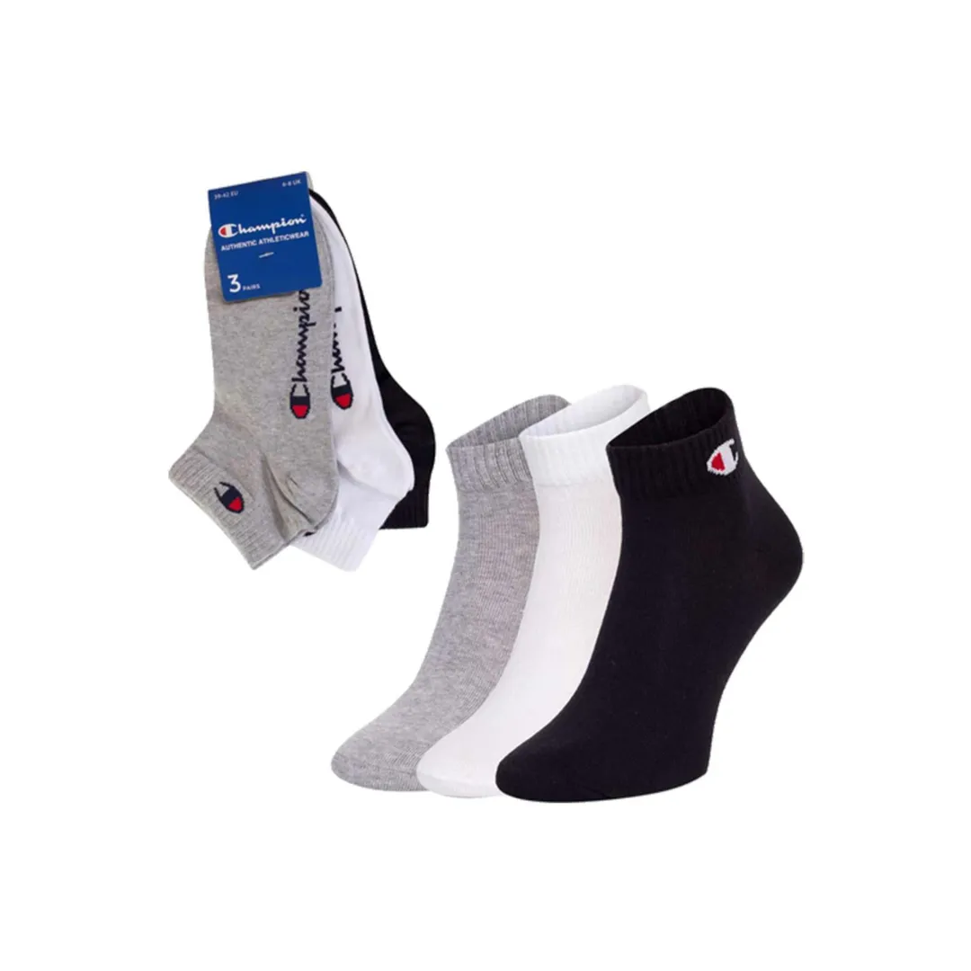 3pk Quarter Socks