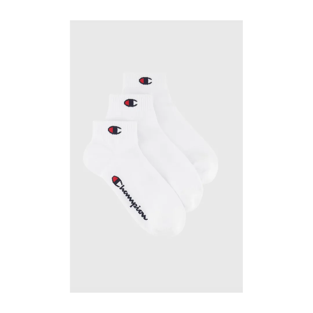 3pk Quarter Socks