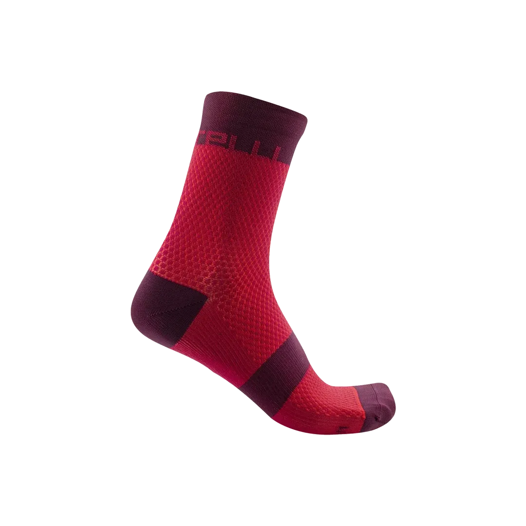 Chaussettes Castelli à Tissage Mesh - Confort et Tenue Excellente
