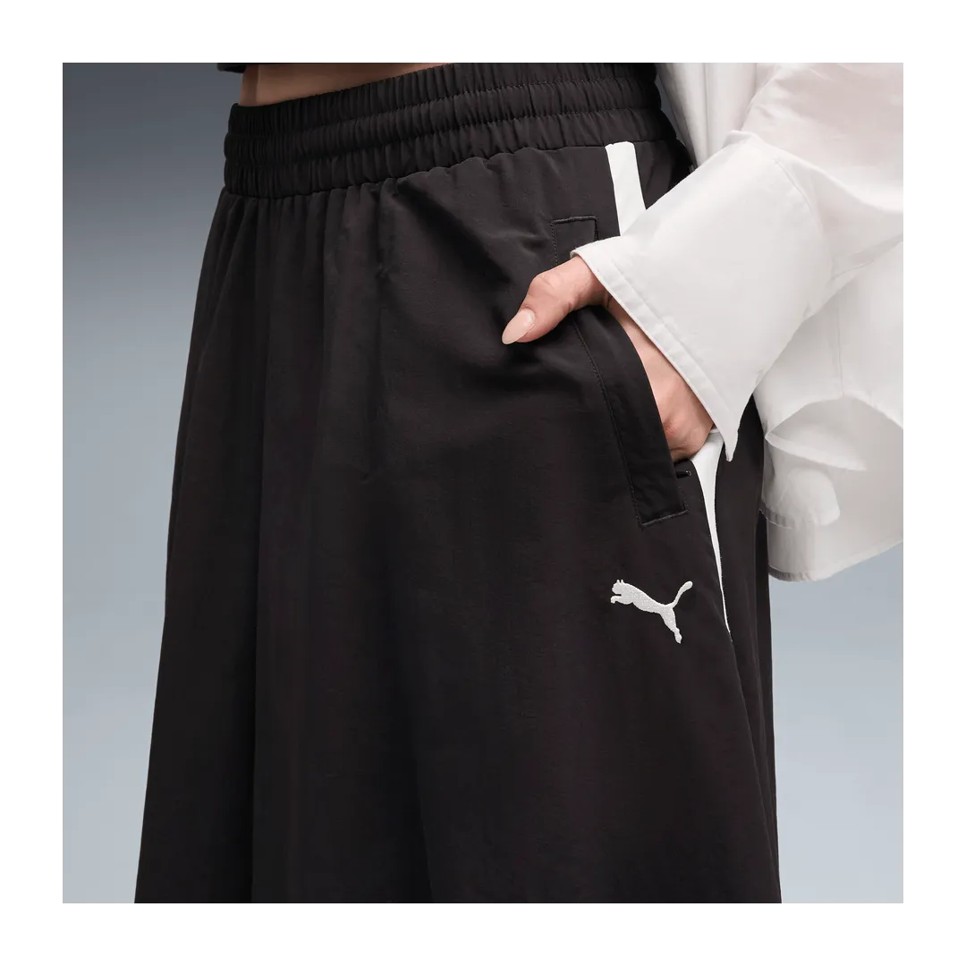 T7 Woven Midi Skirt