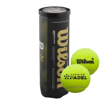 Tube de 3 Balles Wilson Premier Padel Speed - Équipement de Padel de Qualité