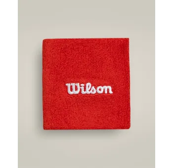 Serres-Poignets Wilson Rouge - Accessoire de Sport