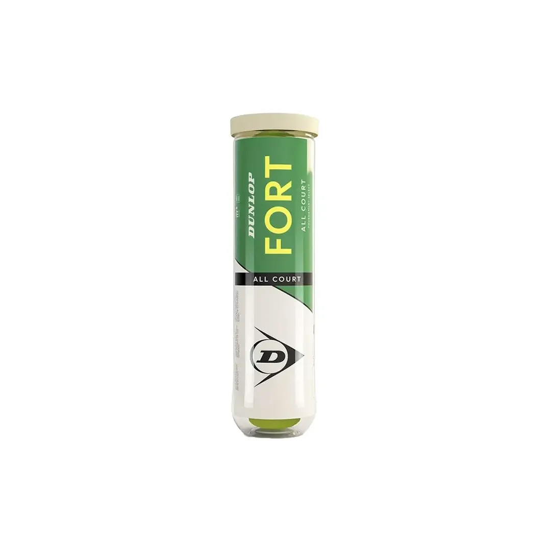 TUBE DE 4 BALLES DUNLOP FORT ALL COURT