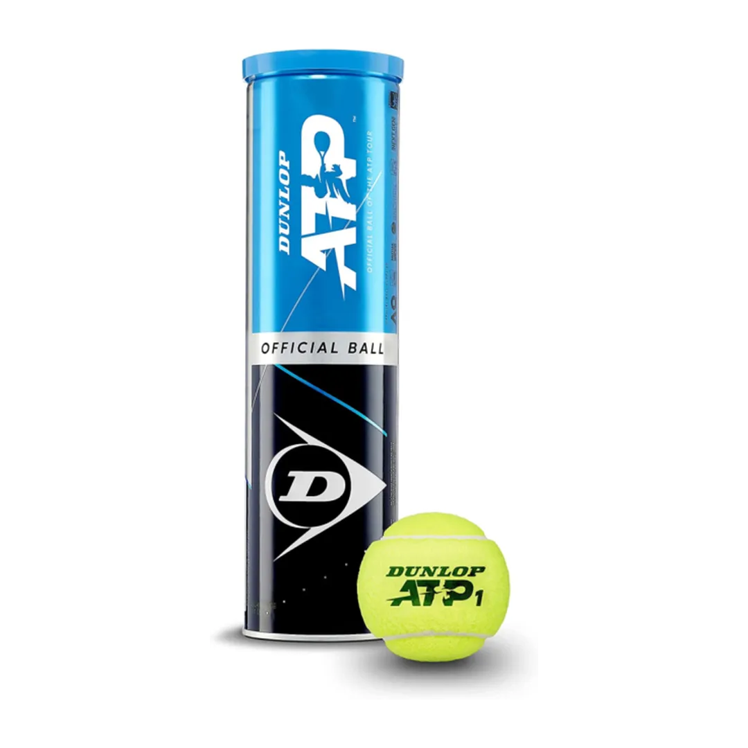 Tubes de 4 Balles de Tennis ATP - Idéal pour Entraînement et Compétition