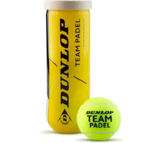 Tubes de 3 Balles Team Padel - Équipement de Sport