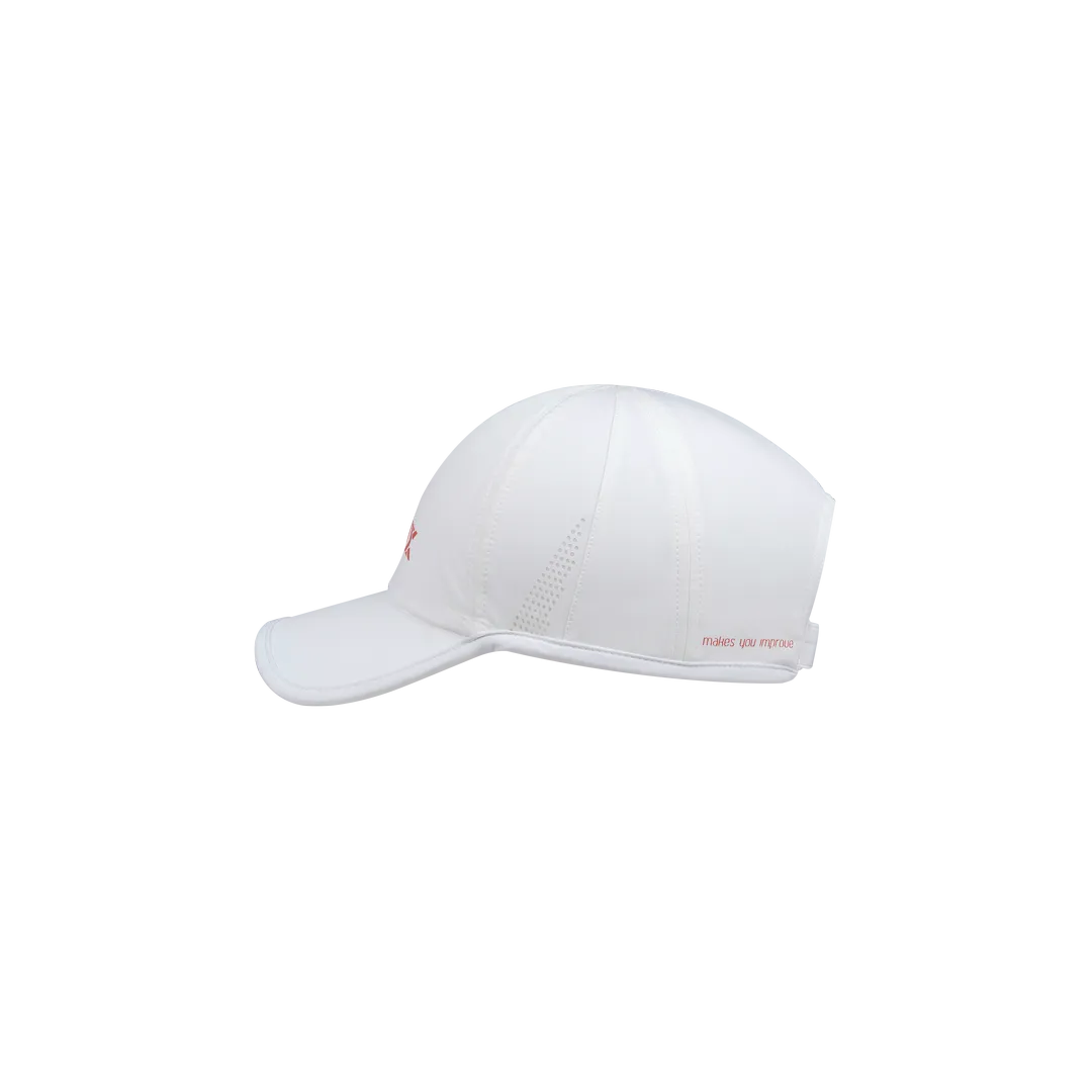 Casquette Nox Blanche avec Logo Rouge - Accessoire de Mode
