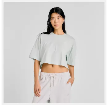 Athletics Flower Oversized Cropped T-Shirt