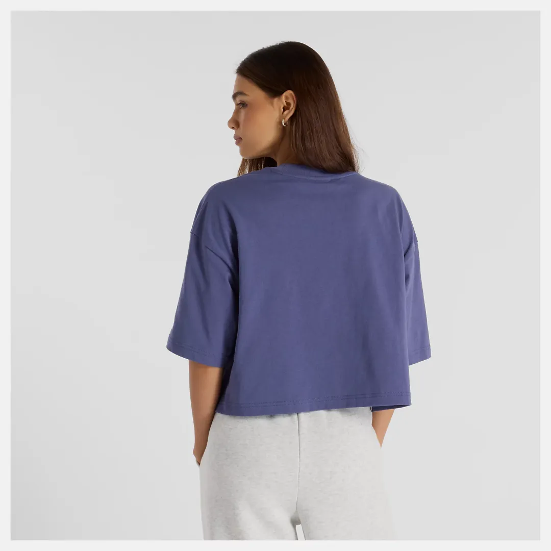 Athletics Flower Oversized Cropped T-Shirt