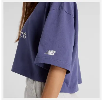 Athletics Flower Oversized Cropped T-Shirt
