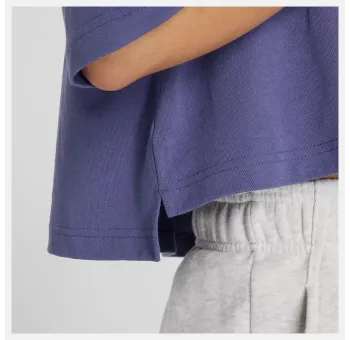 Athletics Flower Oversized Cropped T-Shirt