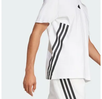 T-shirt adidas 3 bandes Future Icons en coton doux