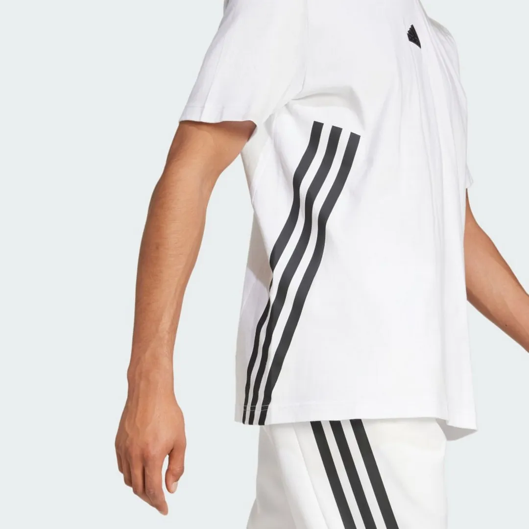 T-shirt adidas 3 bandes Future Icons en coton doux