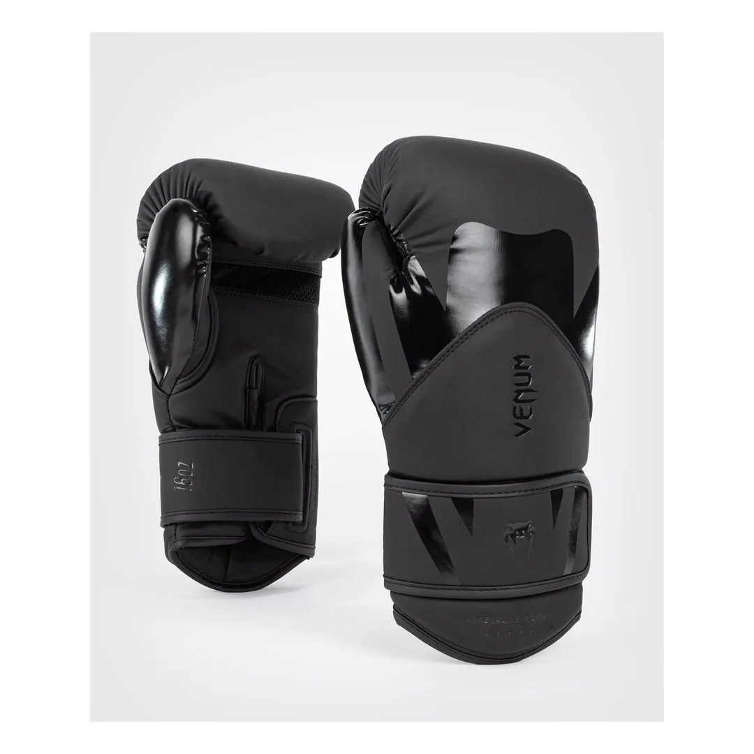 Venum CHALLENGER 4.0 Boxing Gloves - Black/Black | Boxing Equipment