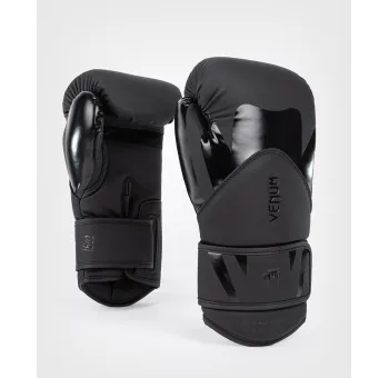 Venum CHALLENGER 4.0 Boxing Gloves - Black/Black | Boxing Equipment