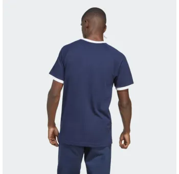 T-shirt 3 bandes Bleu – Classique Adidas