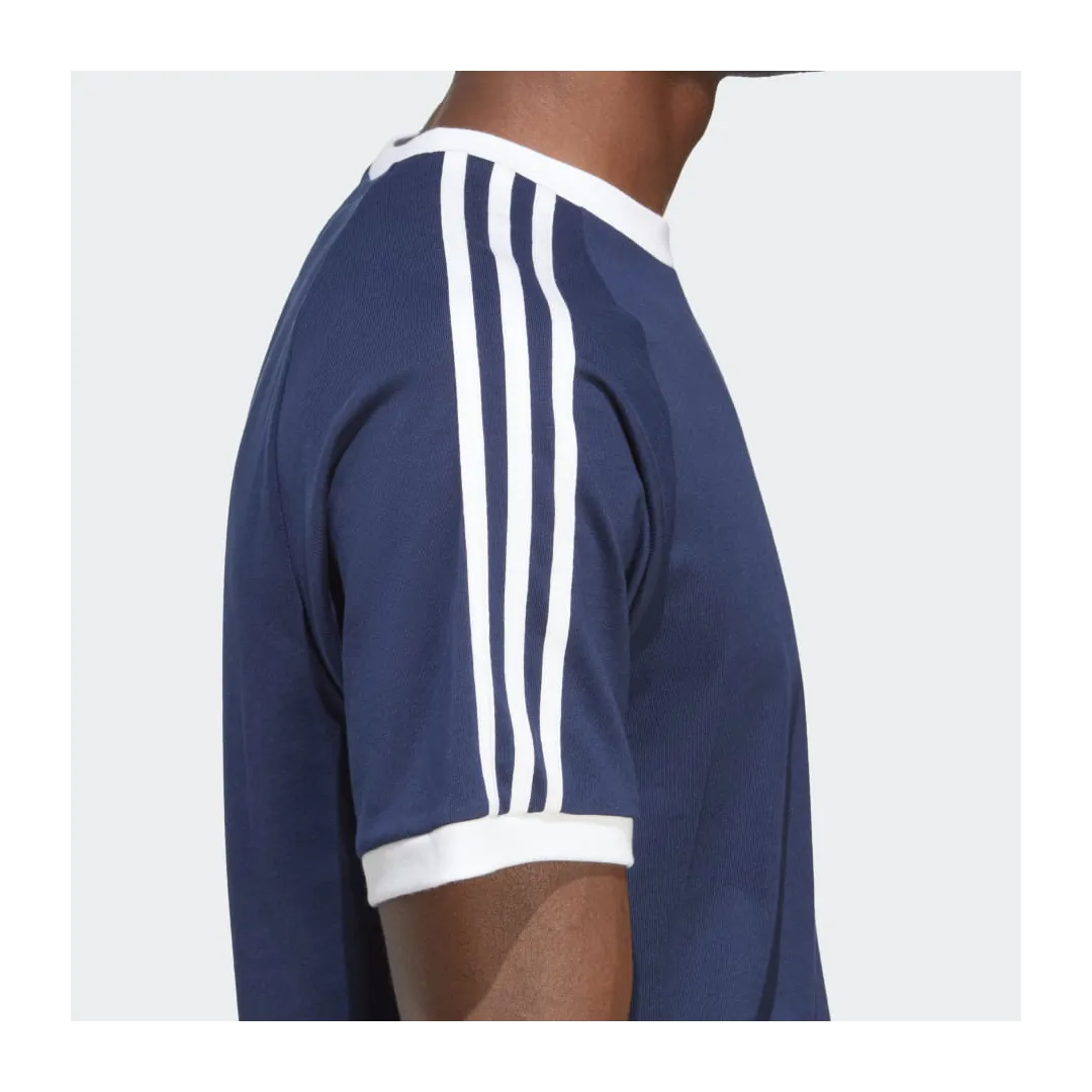 T-shirt 3 bandes Bleu – Classique Adidas