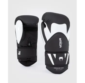 Venum CHALLENGER 4.0 Boxing Gloves - Black/White - High Quality Boxing Gear