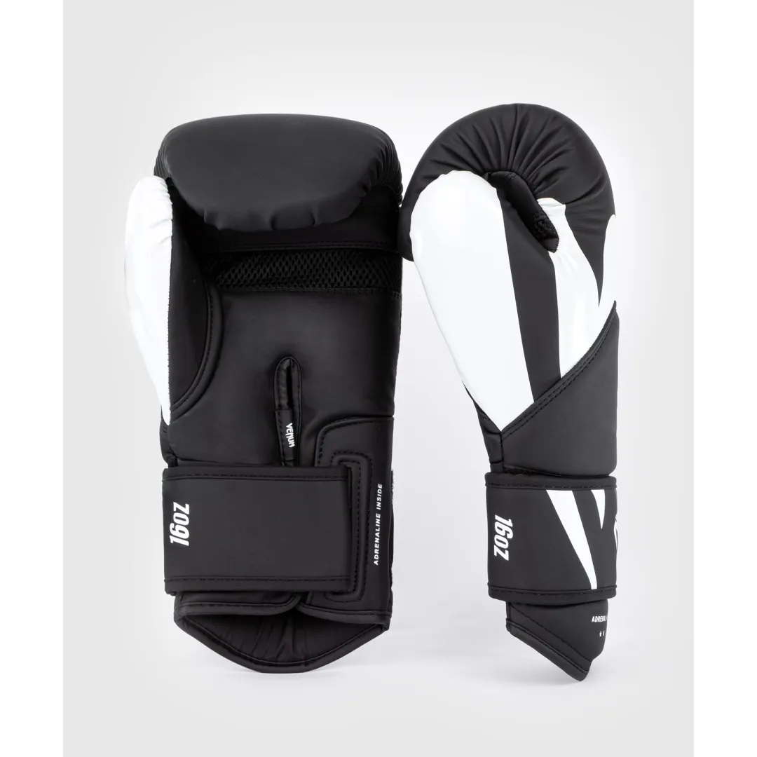 Venum CHALLENGER 4.0 Boxing Gloves - Black/White - High Quality Boxing Gear