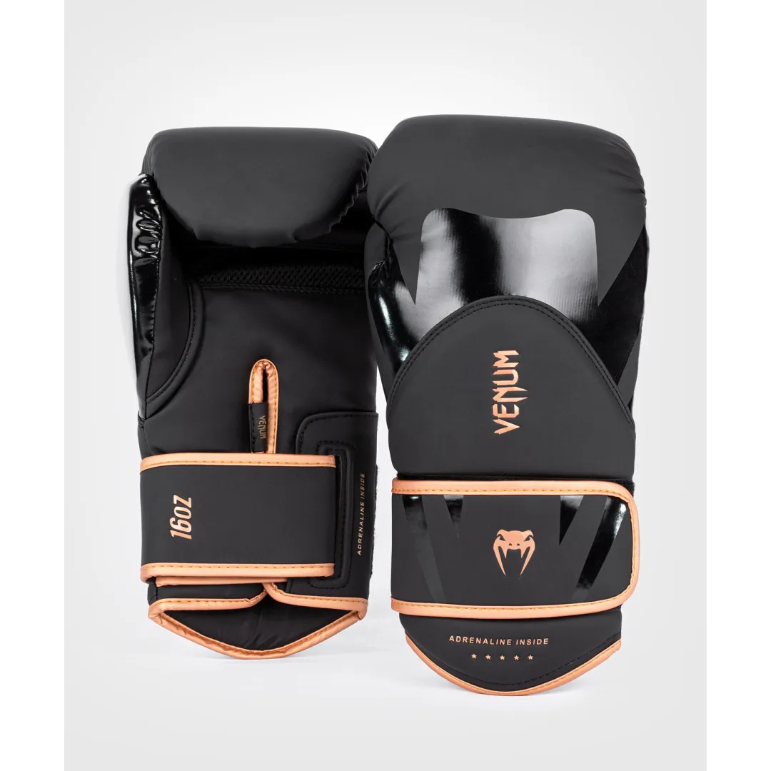 Venum CHALLENGER 4.0 Boxing Gloves - Black/Bronze - High-Quality Boxing Equipment