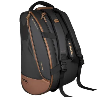 Sac de Padel NOX Luxury Open Series Noir/Marron - Confort et Durabilité