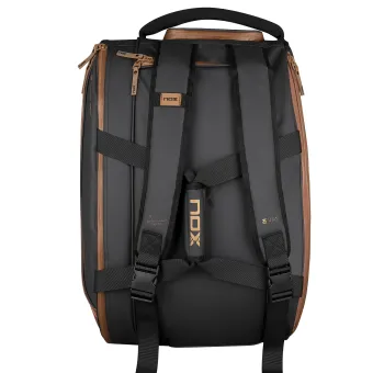 Sac de Padel NOX Luxury Open Series Noir/Marron - Confort et Durabilité