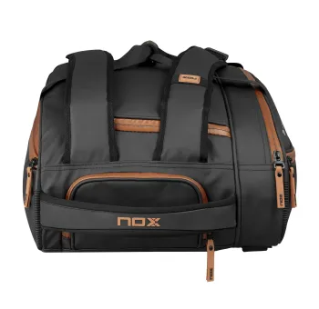 Sac de Padel NOX Luxury Open Series Noir/Marron - Confort et Durabilité