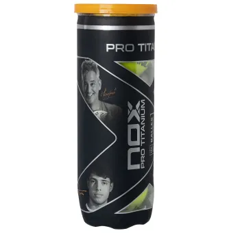 Boîte de 3 Balles de Padel NOX Pro Titanium
