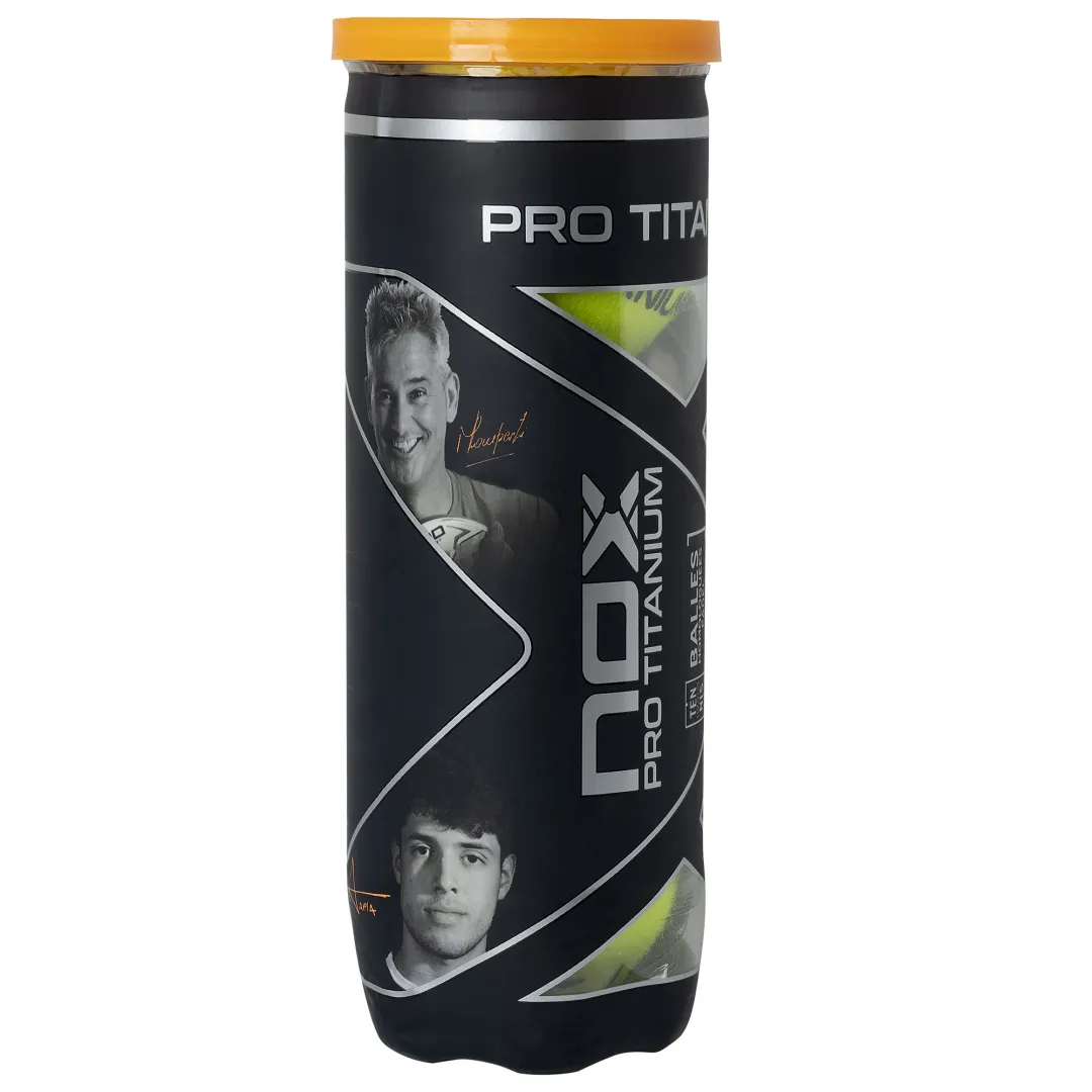 Boîte de 3 Balles de Padel NOX Pro Titanium
