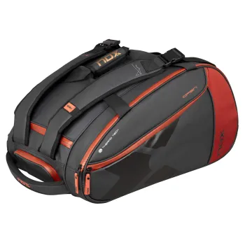 Sac de Padel NOX Luxury Open Series Noir/Rouge - Organisation et Protection Optimale pour votre Équipement