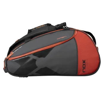 Sac de Padel NOX Luxury Open Series Noir/Rouge - Organisation et Protection Optimale pour votre Équipement