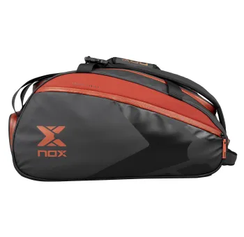Sac de Padel NOX Luxury Open Series Noir/Rouge - Organisation et Protection Optimale pour votre Équipement