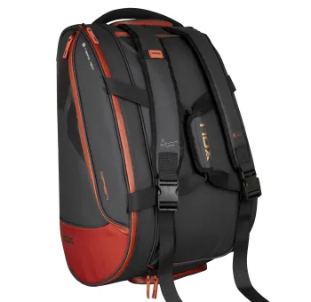 Sac de Padel NOX Luxury Open Series Noir/Rouge - Organisation et Protection Optimale pour votre Équipement