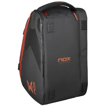 Sac de Padel NOX Luxury Open Series Noir/Rouge - Organisation et Protection Optimale pour votre Équipement