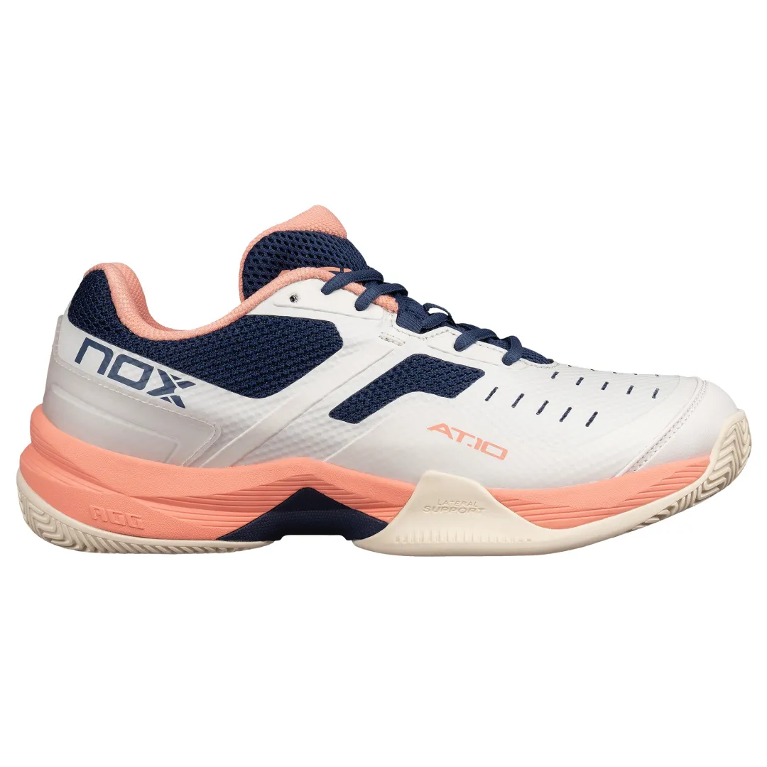 Chaussures de Padel NOX AT10 Pro Gardénia Titane - Confort et Performance Optimale