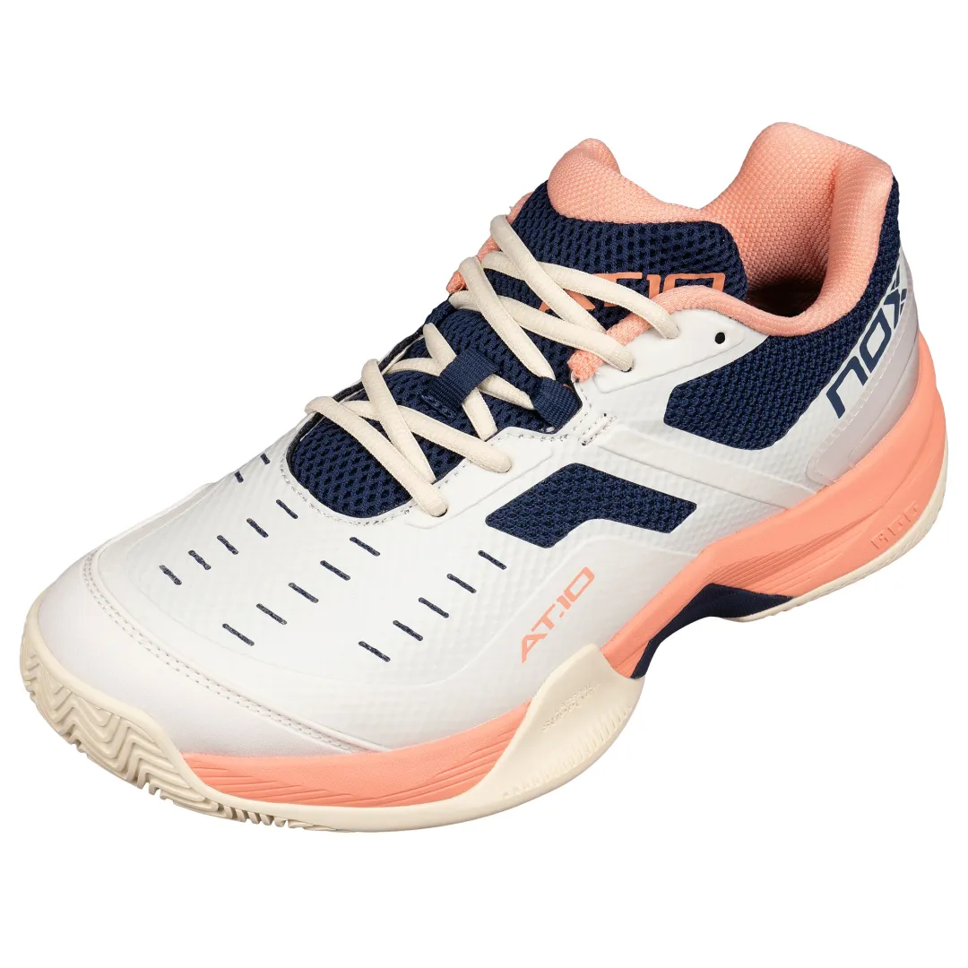 Chaussures de Padel NOX AT10 Pro Gardénia Titane - Confort et Performance Optimale