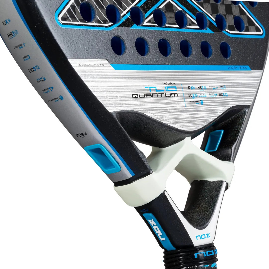 TL10 QUANTUM 12K par Tino Libaak - Raquette de Padel Haut de Gamme