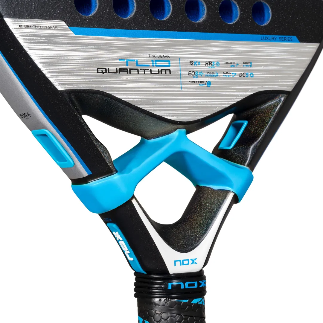 TL10 QUANTUM 12K par Tino Libaak - Raquette de Padel Haut de Gamme