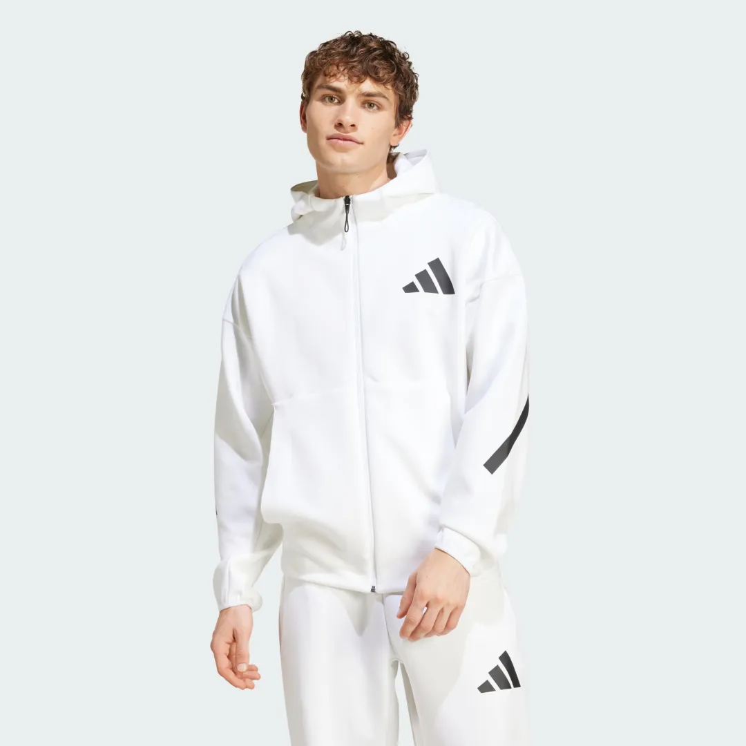 M ZNE FZ White - Veste de Sport