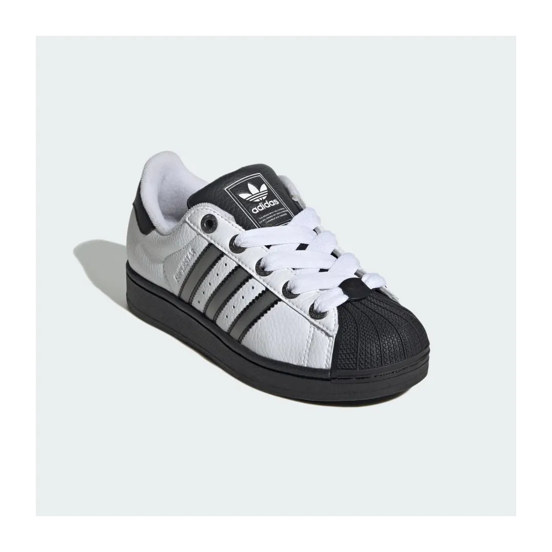 SUPERSTAR II J      FTWWHTMSILVECBLACK ORG