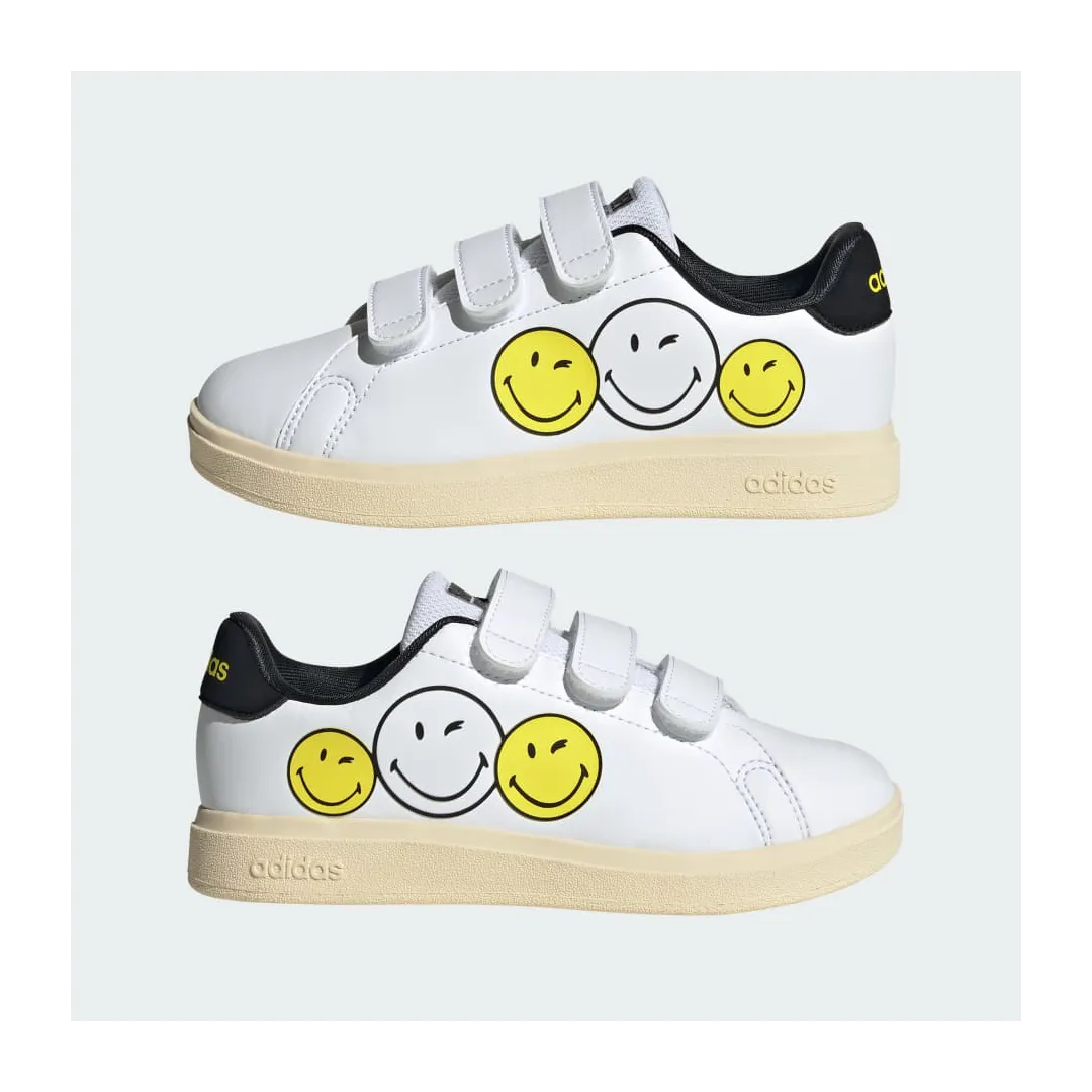 Chaussures ADVANTAGE SMILEY CF FTWWHT/BYELLO/CBLACK