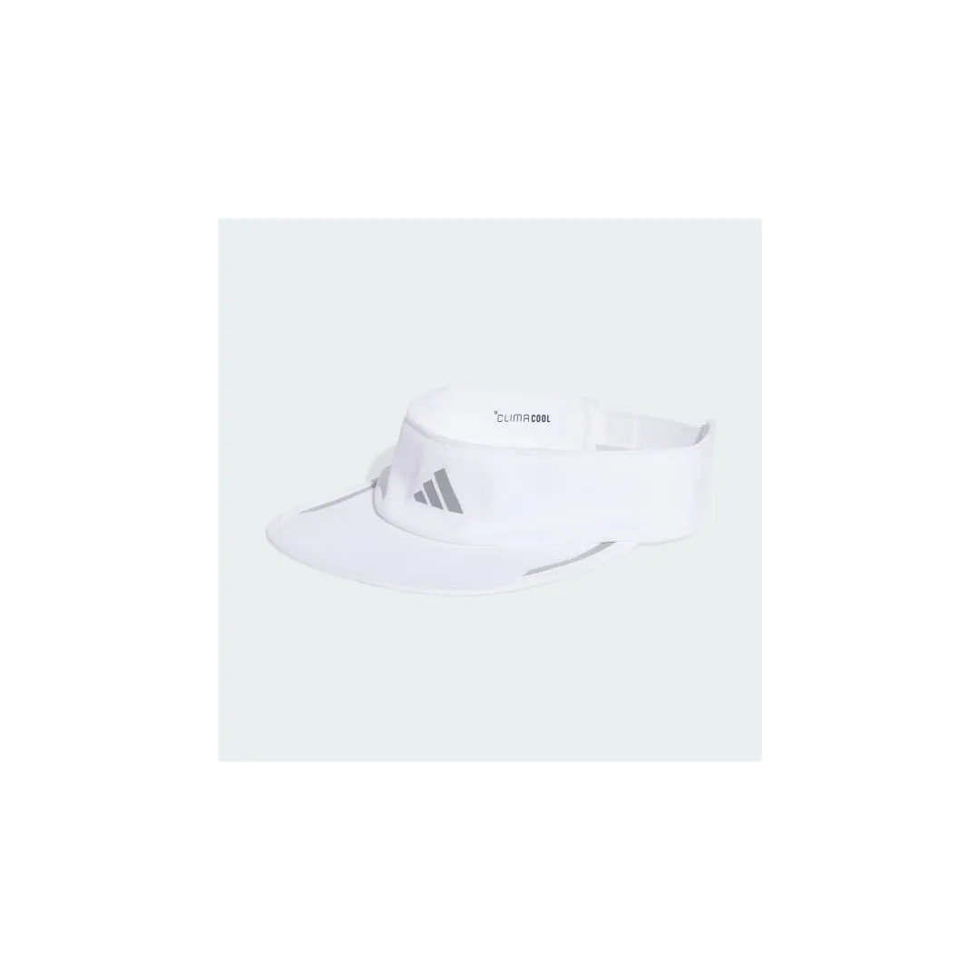 RUN VISOR CC        WHITEREFSIL