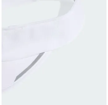 RUN VISOR CC        WHITEREFSIL