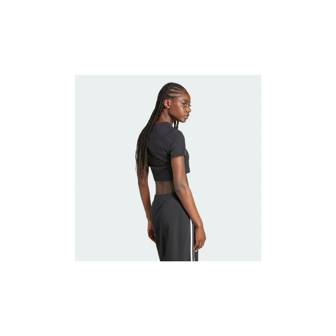 T-shirt à Côtes ESS - Noir