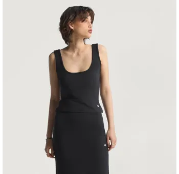 P ESS TANK TOP      BLACK ORG