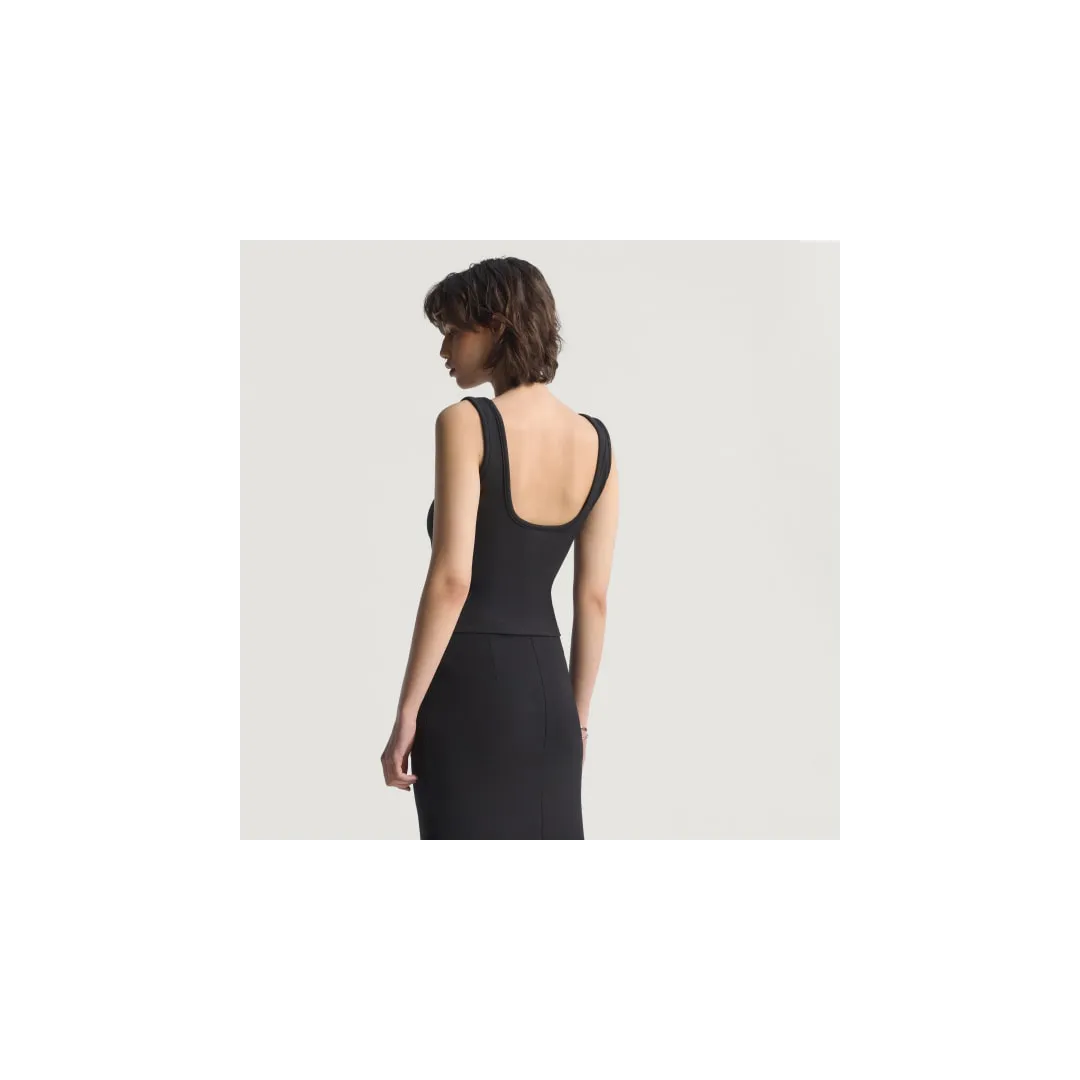 P ESS TANK TOP      BLACK ORG