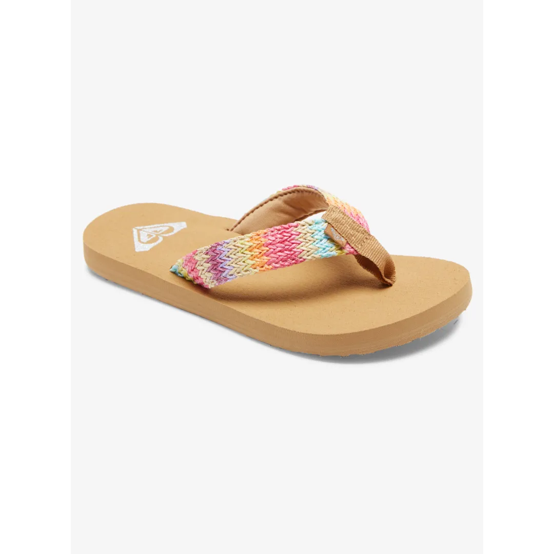 Tongs Roxy Porto Raffia pour filles