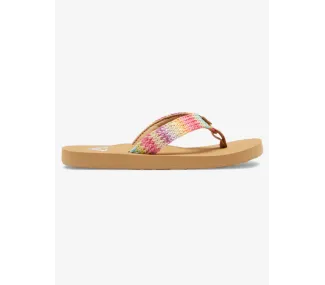 Tongs Roxy Porto Raffia pour filles